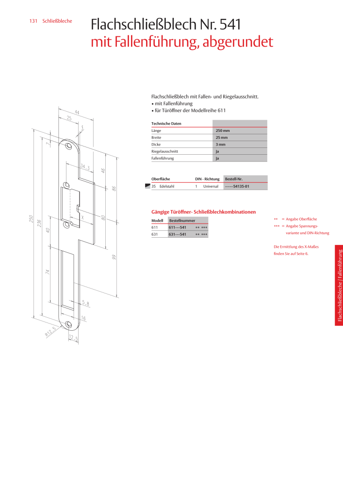 ASSA ABLOY Schließbleche NR.: 321 - Seite 131