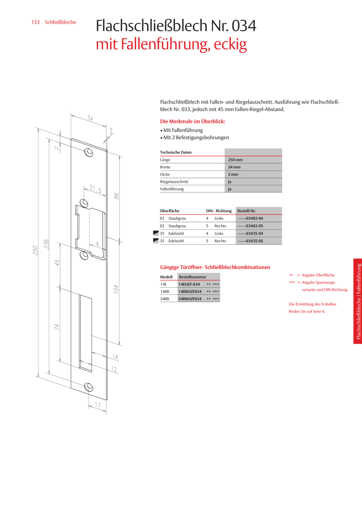 ASSA ABLOY Schließbleche NR.: 321 - Seite 133