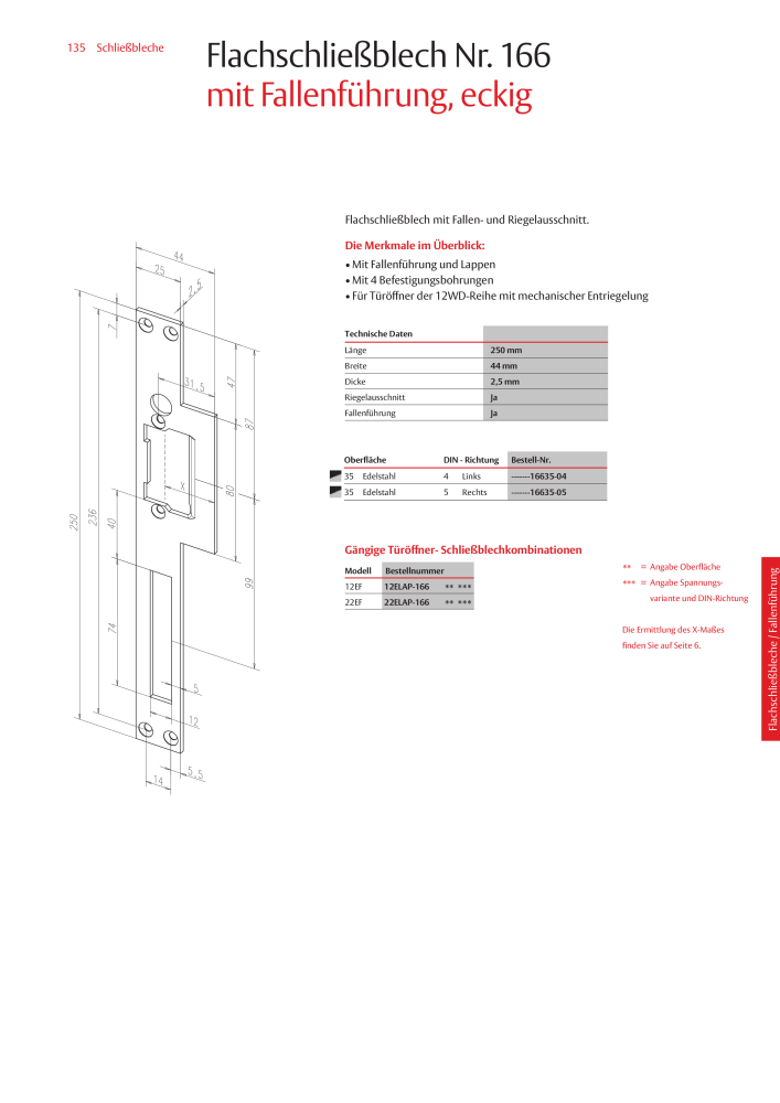 ASSA ABLOY Schließbleche NR.: 321 - Seite 135