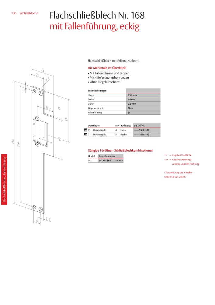 ASSA ABLOY Schließbleche NR.: 321 - Seite 136