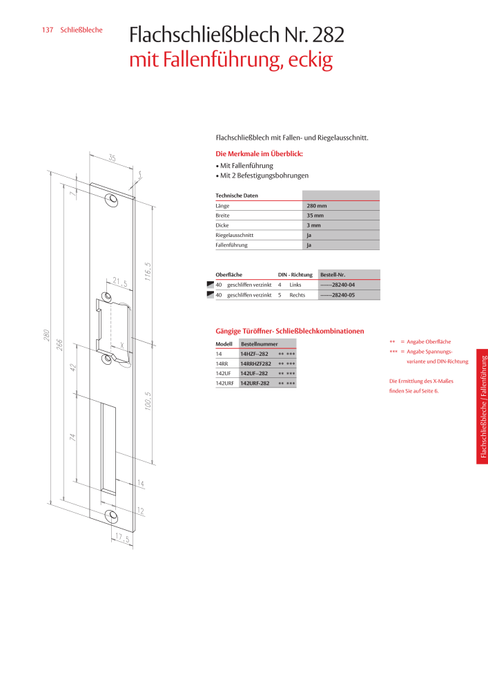 ASSA ABLOY Schließbleche NR.: 321 - Seite 137