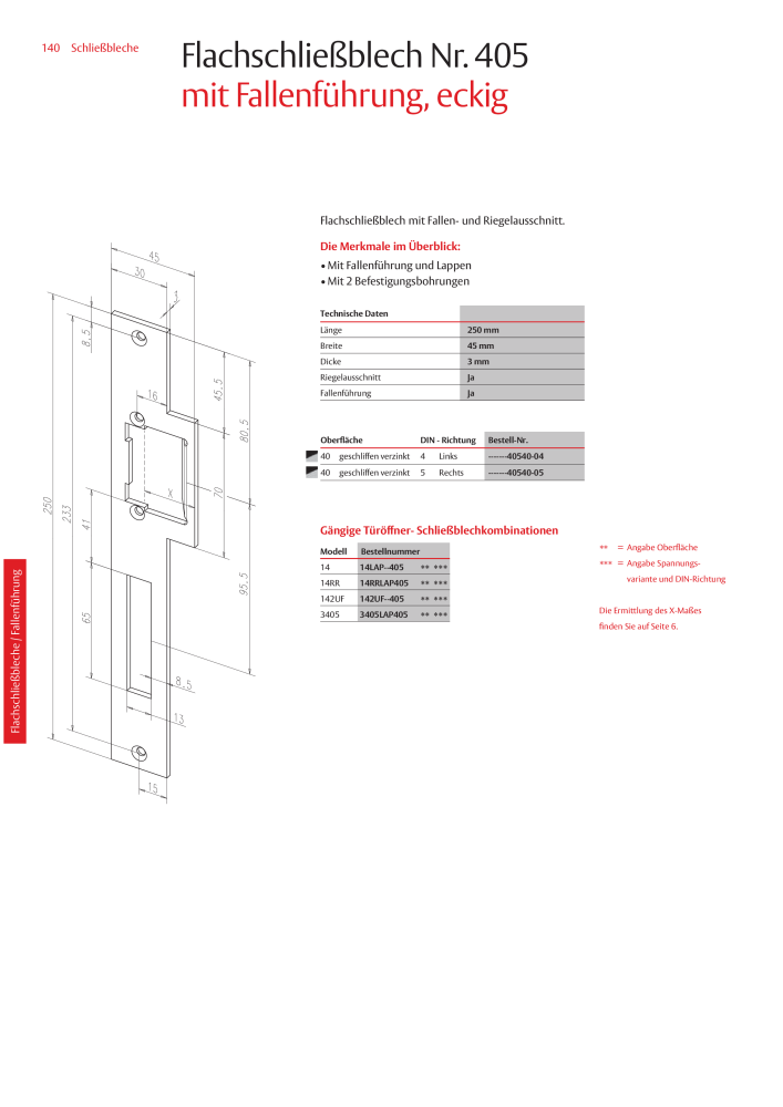 ASSA ABLOY Schließbleche NR.: 321 - Seite 140