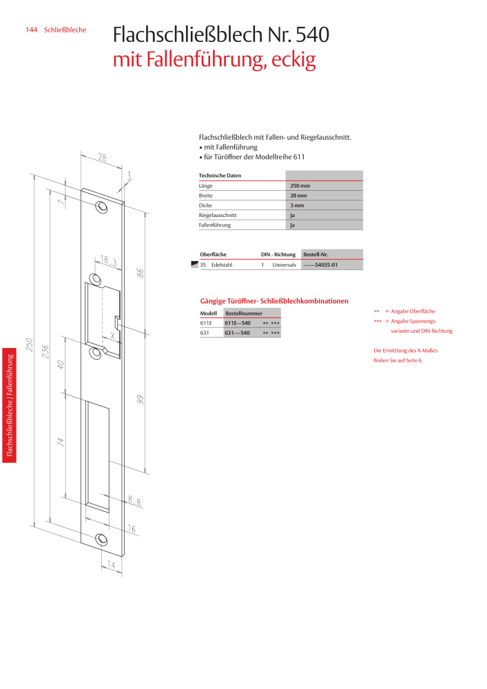 ASSA ABLOY Schließbleche NR.: 321 - Seite 144