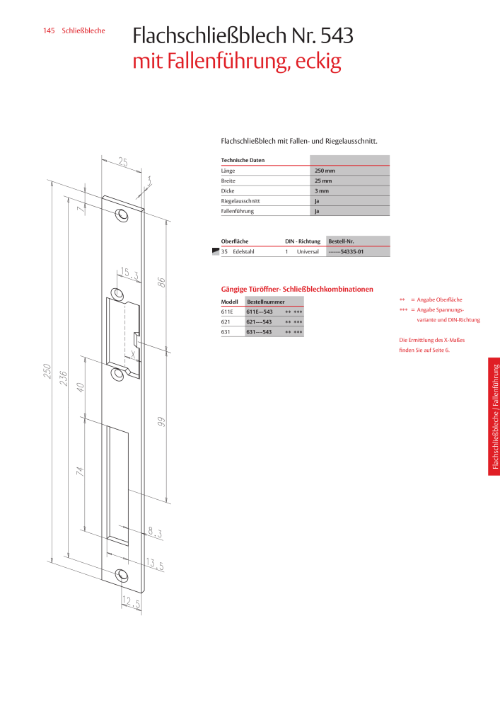 ASSA ABLOY Schließbleche NR.: 321 - Seite 145