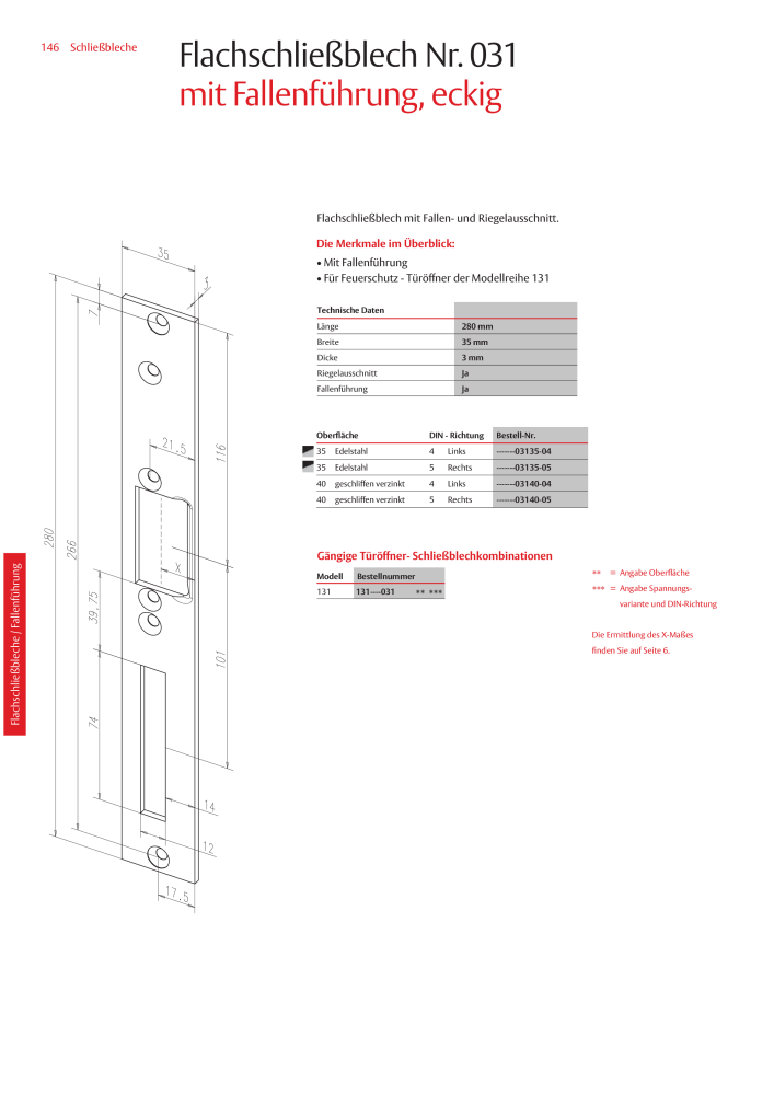 ASSA ABLOY Schließbleche NR.: 321 - Seite 146