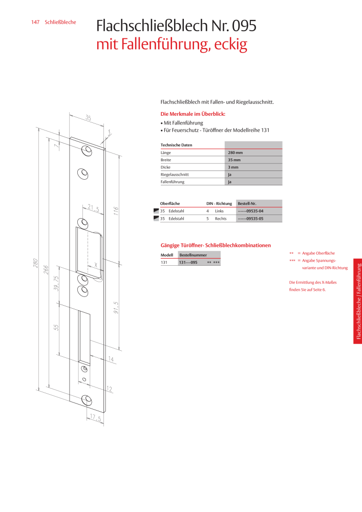 ASSA ABLOY Schließbleche NR.: 321 - Seite 147