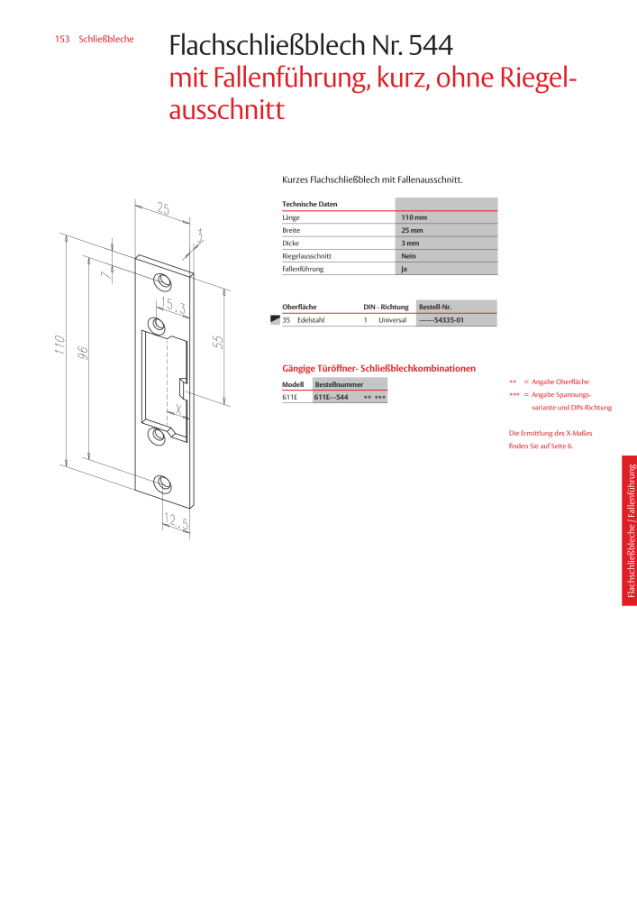 ASSA ABLOY Schließbleche NR.: 321 - Seite 153