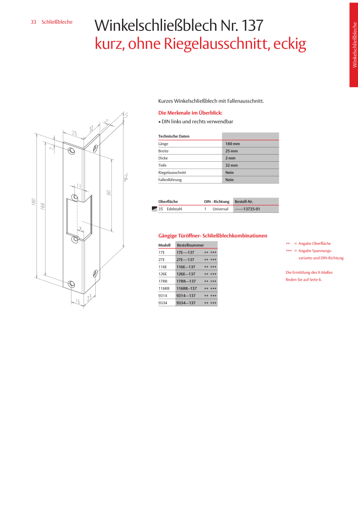 ASSA ABLOY Schließbleche NR.: 321 - Seite 33