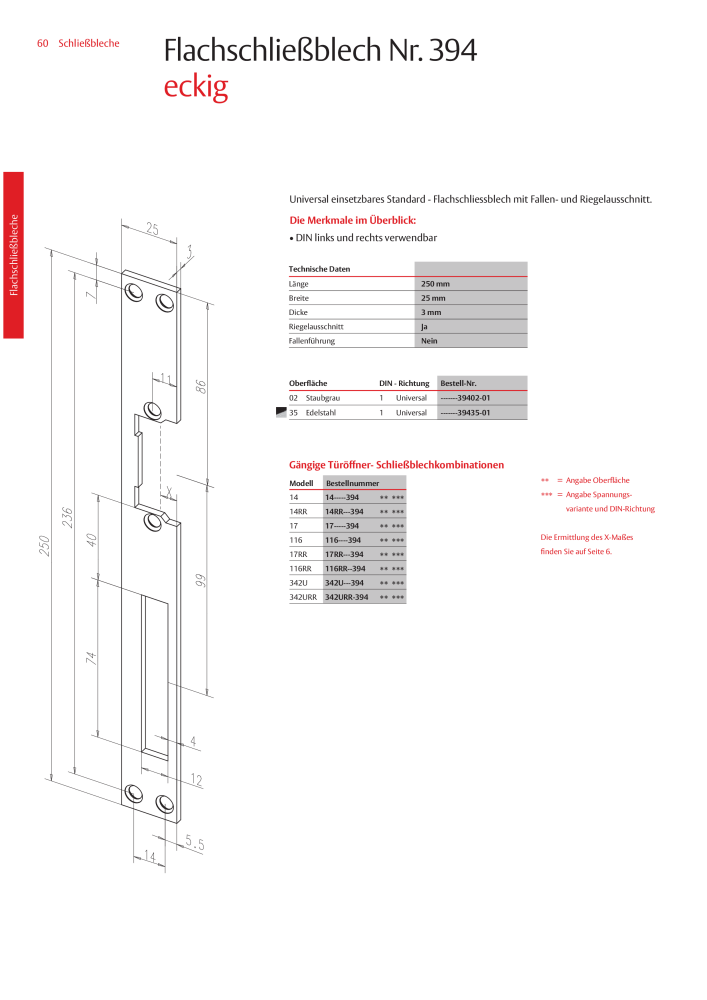 ASSA ABLOY Schließbleche NR.: 321 - Seite 60