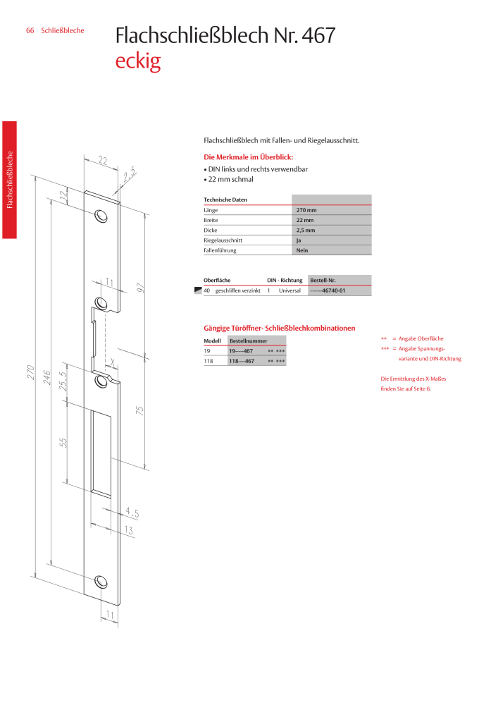 ASSA ABLOY Schließbleche NR.: 321 - Seite 66