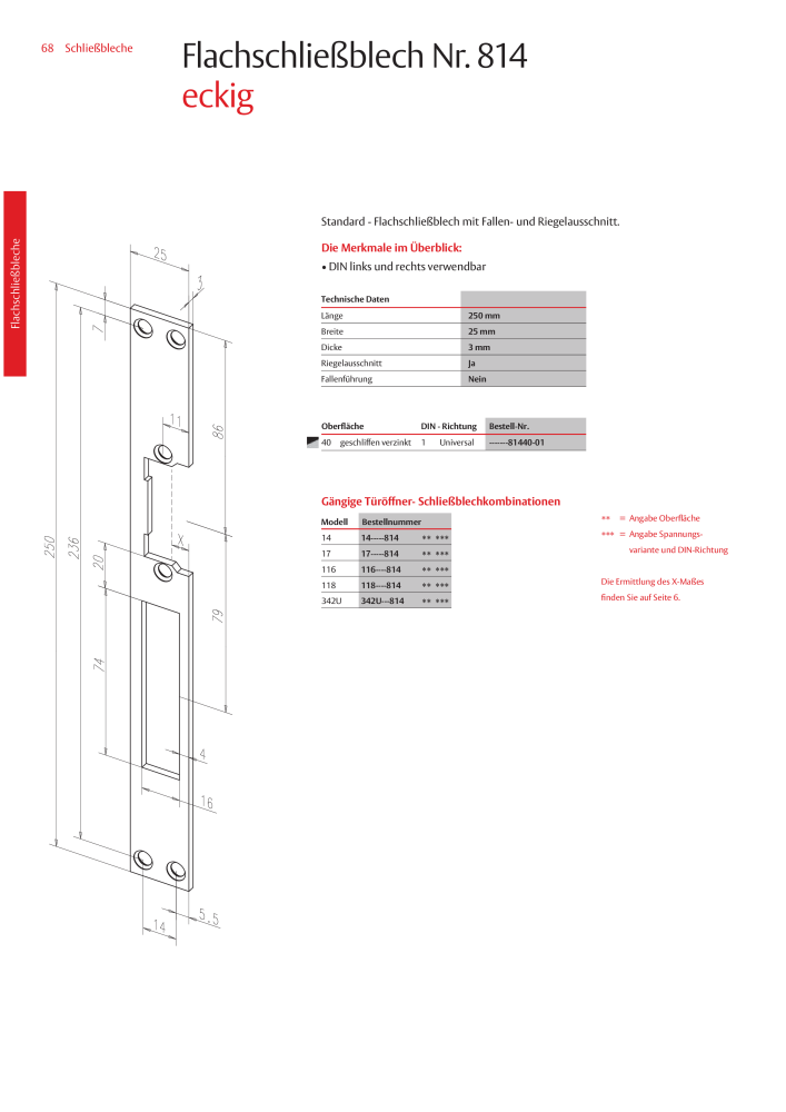 ASSA ABLOY Schließbleche NR.: 321 - Seite 68