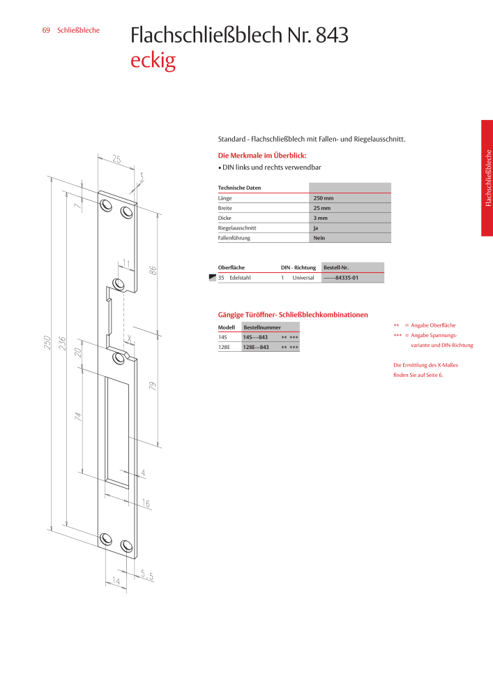 ASSA ABLOY Schließbleche NR.: 321 - Seite 69