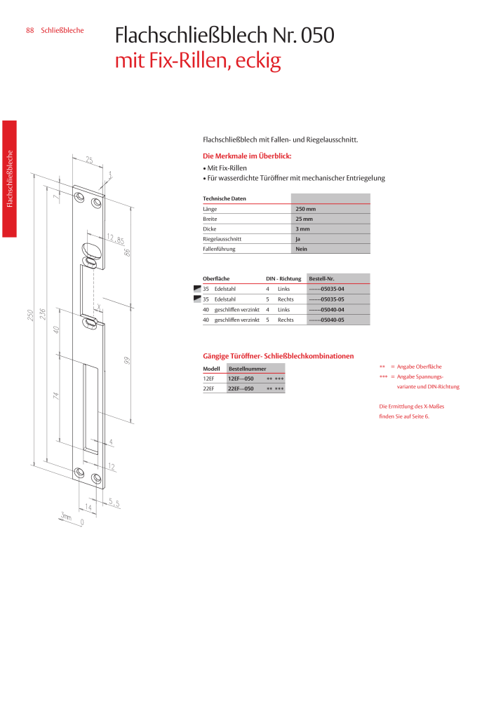 ASSA ABLOY Schließbleche NR.: 321 - Seite 88