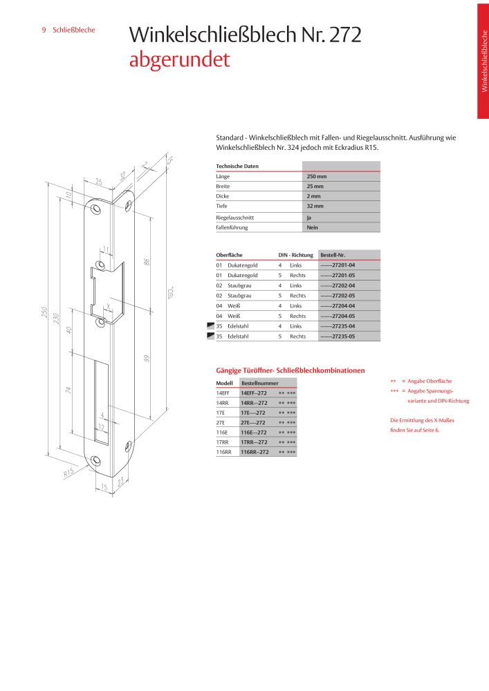 ASSA ABLOY Schließbleche NR.: 321 - Seite 9