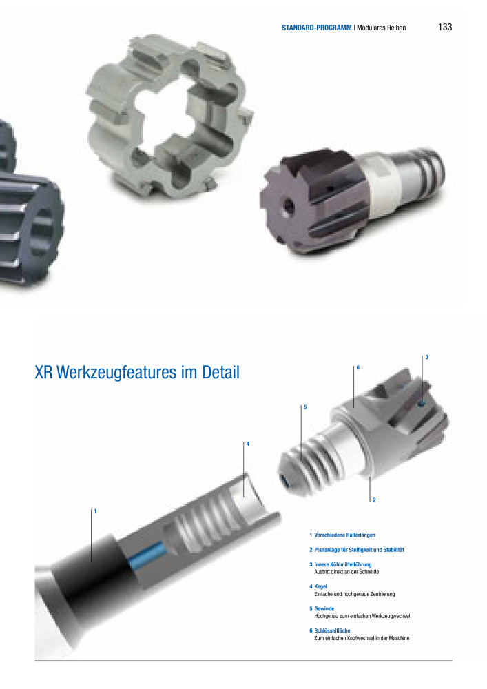 BECK Hauptkatalog Mehrschneidenreibahlen & Senker NR.: 344 - Seite 133