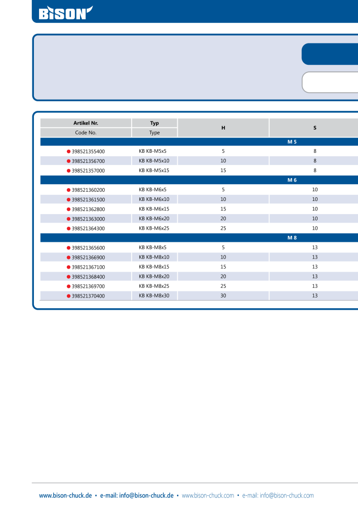 BISON Hauptkatalog Spanntechnik NR.: 412 - Seite 390