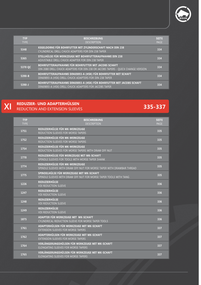 BISON Hauptkatalog Spanntechnik NR.: 412 - Seite 553