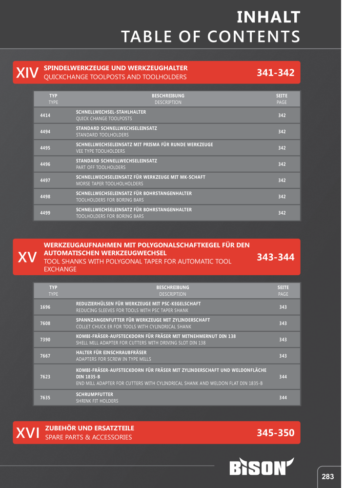 BISON Hauptkatalog Spanntechnik NR.: 412 - Seite 555