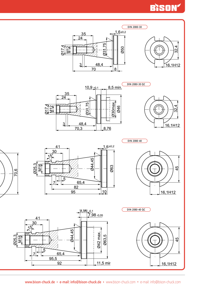 BISON Hauptkatalog Spanntechnik NO.: 412 - Page 609