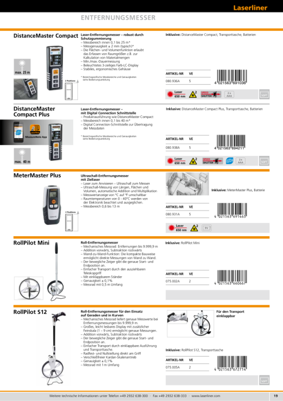 Laserliner MeterMaster Plus 080.931A