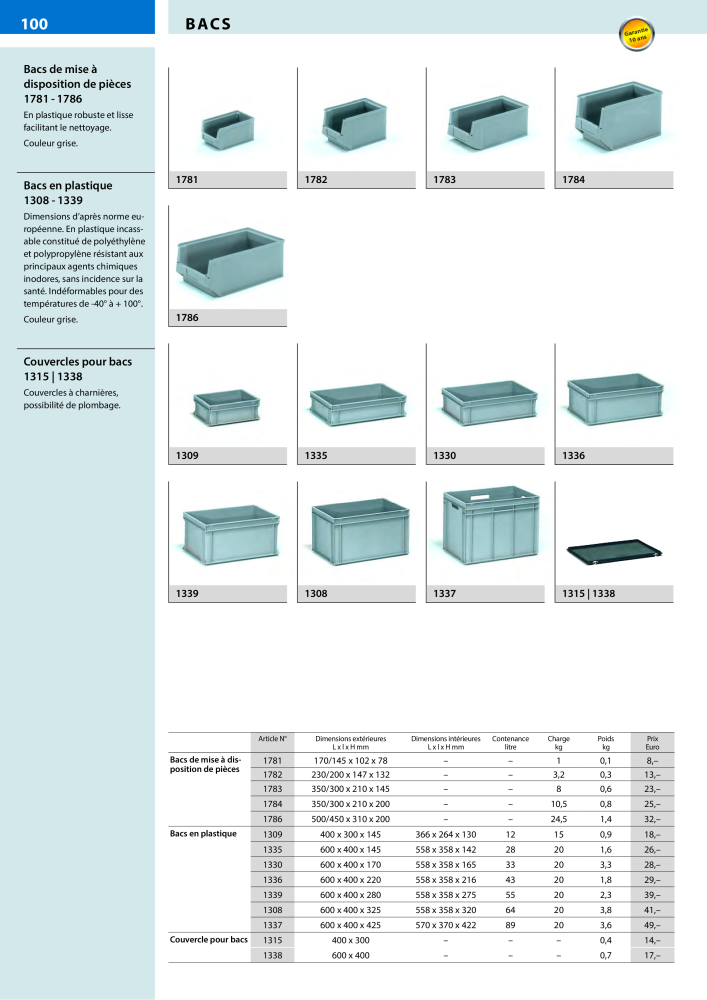 fetra Catalogue Equipements de manutention NO.: 566 - Page 100