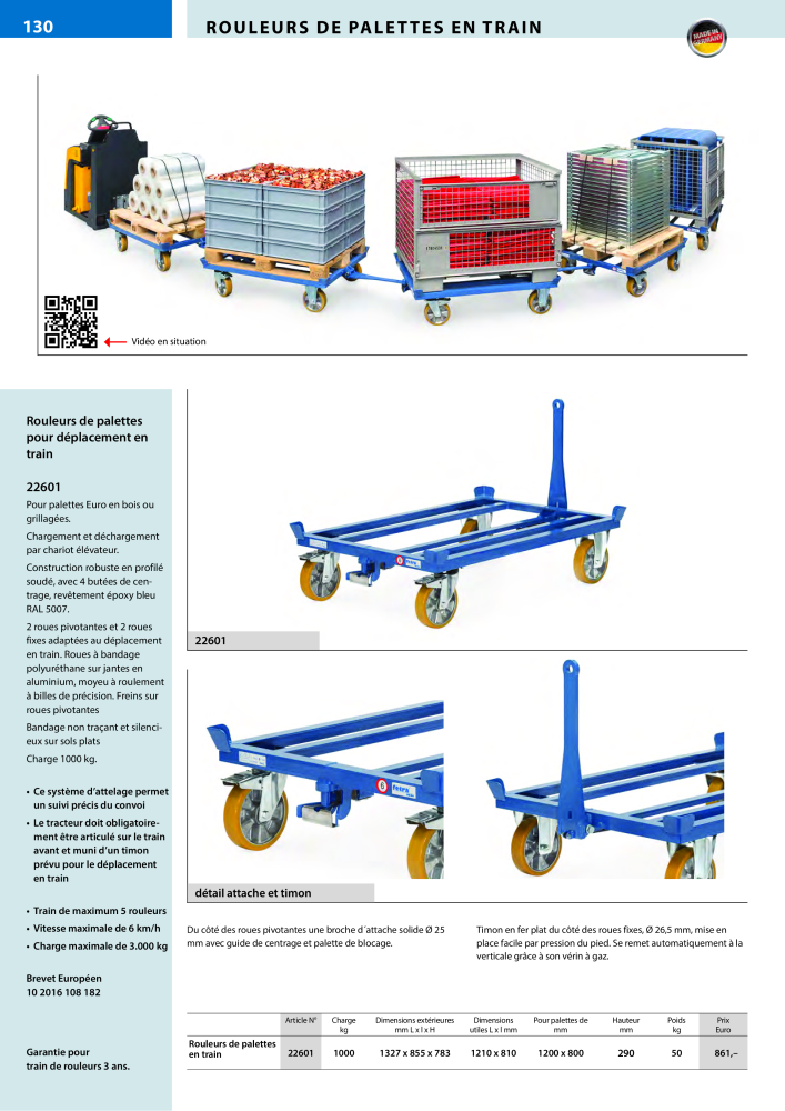 fetra Catalogue Equipements de manutention NO.: 566 - Page 130