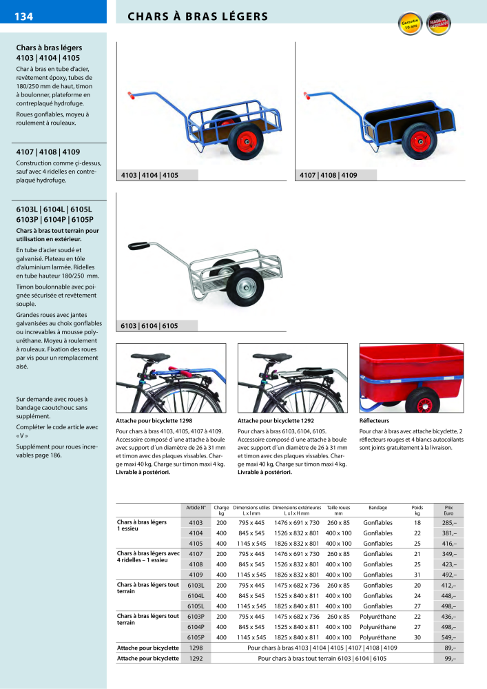 fetra Catalogue Equipements de manutention Nb. : 566 - Page 134