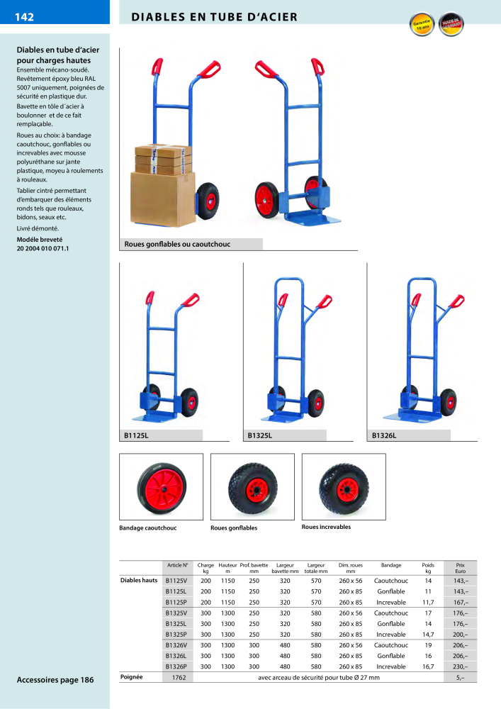 fetra Catalogue Equipements de manutention Nb. : 566 - Page 142