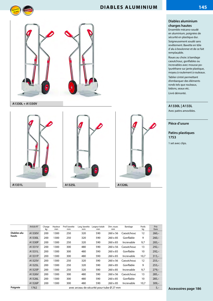 fetra Catalogue Equipements de manutention NR.: 566 - Seite 145