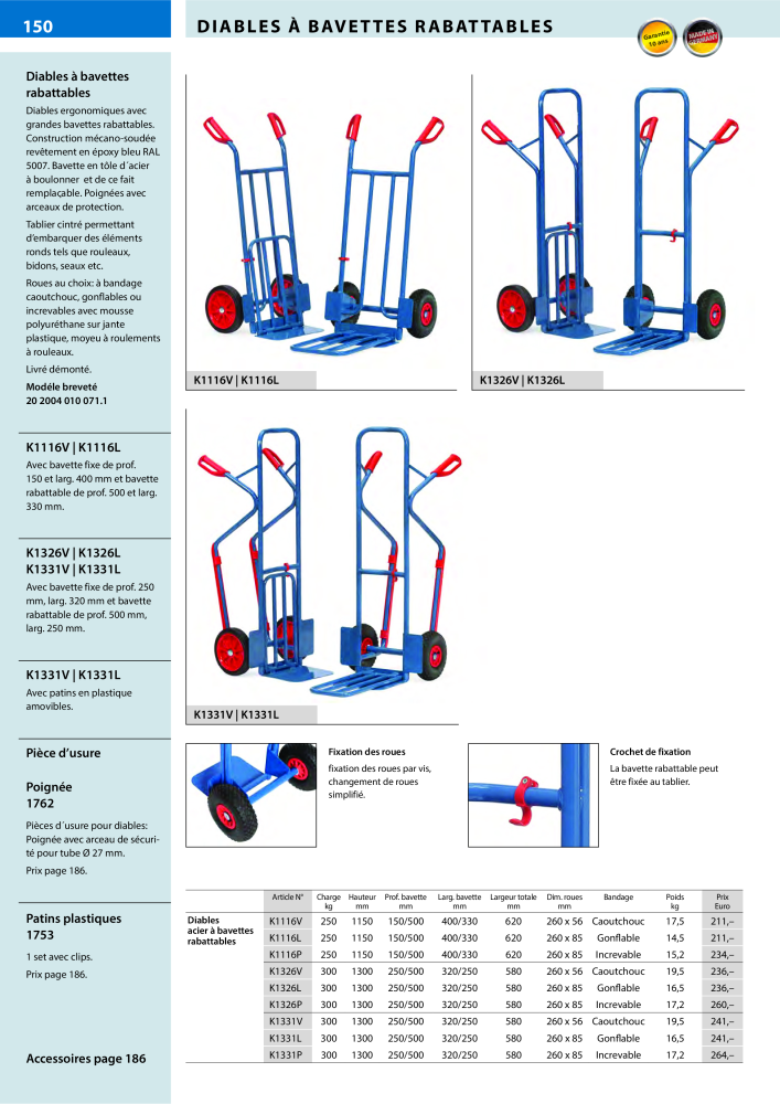 fetra Catalogue Equipements de manutention NR.: 566 - Seite 150