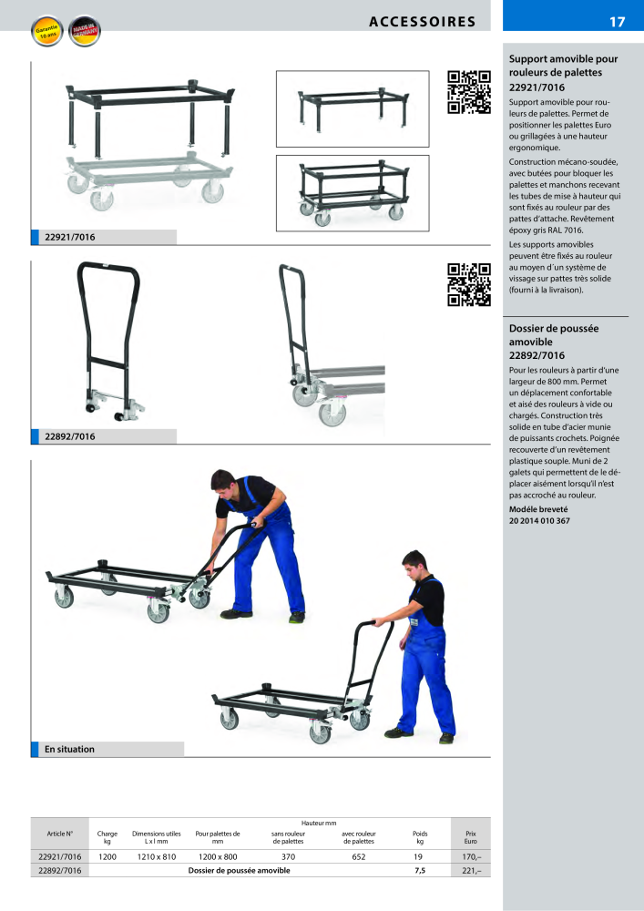 fetra Catalogue Equipements de manutention NR.: 566 - Seite 17