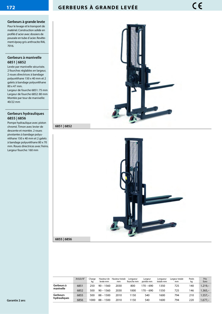 fetra Catalogue Equipements de manutention NR.: 566 - Seite 172