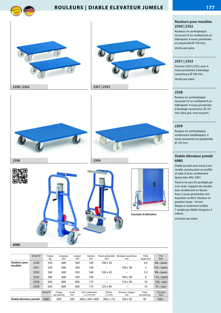 fetra Catalogue Equipements de manutention NR.: 566 - Seite 177