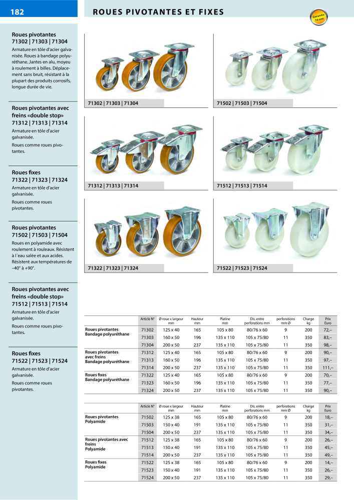 fetra Catalogue Equipements de manutention NR.: 566 - Seite 182