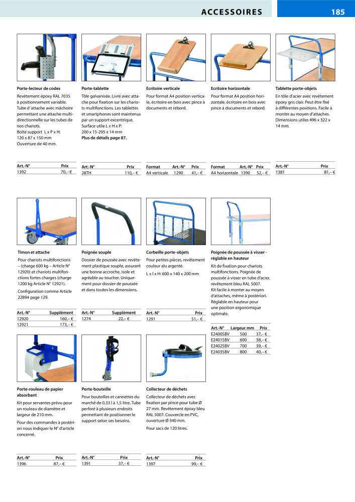 fetra Catalogue Equipements de manutention Nb. : 566 - Page 185