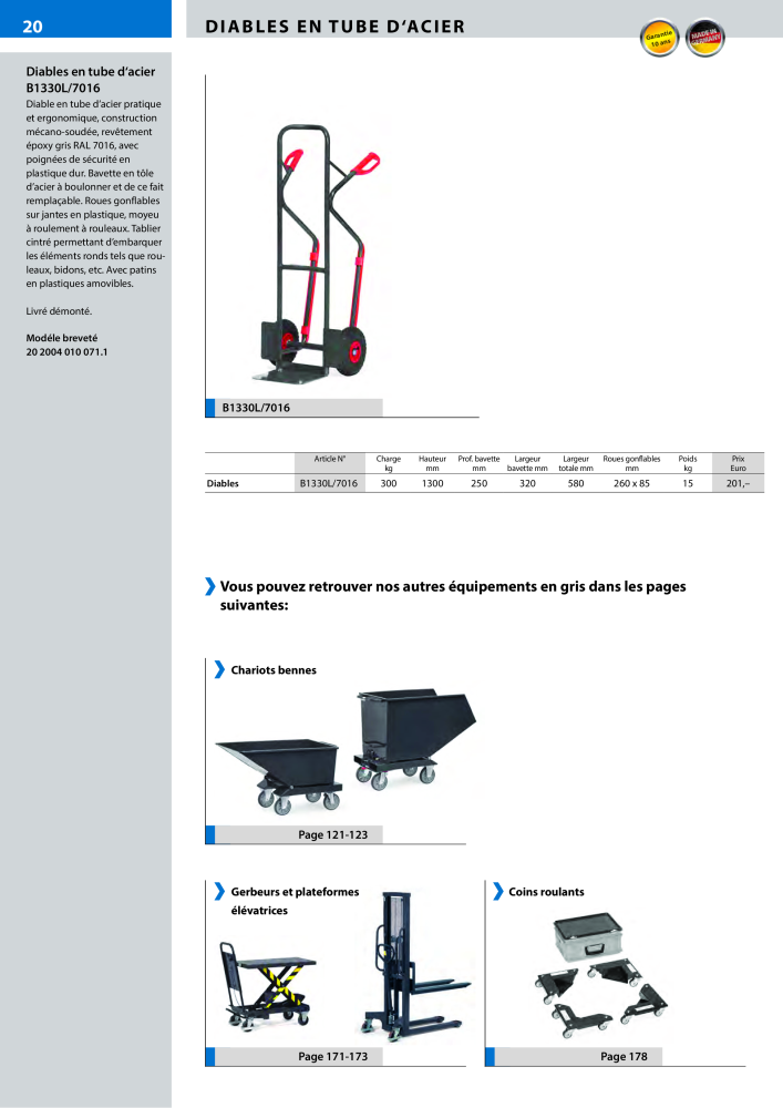 fetra Catalogue Equipements de manutention Nb. : 566 - Page 20