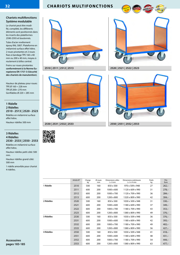 fetra Catalogue Equipements de manutention NR.: 566 - Pagina 32