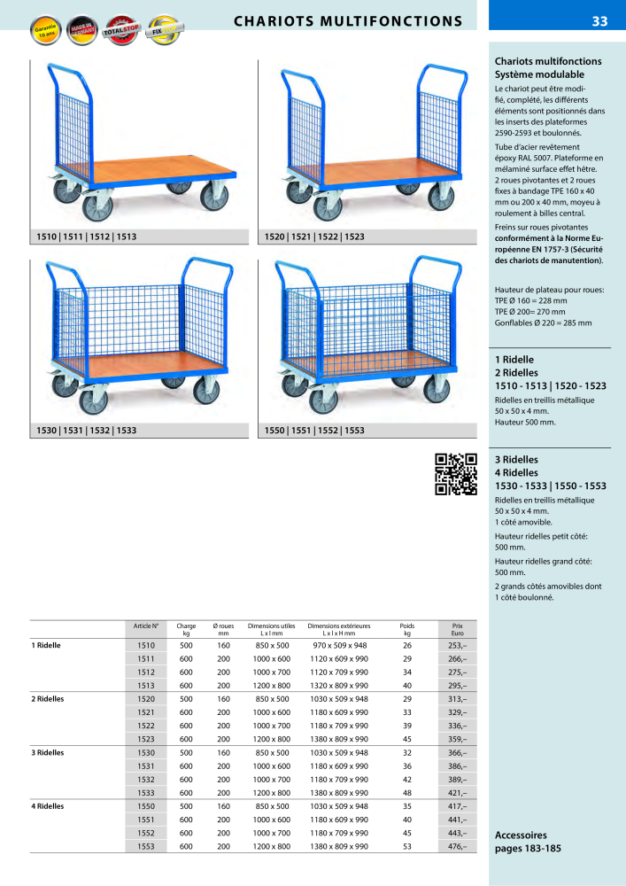 fetra Catalogue Equipements de manutention NR.: 566 - Pagina 33