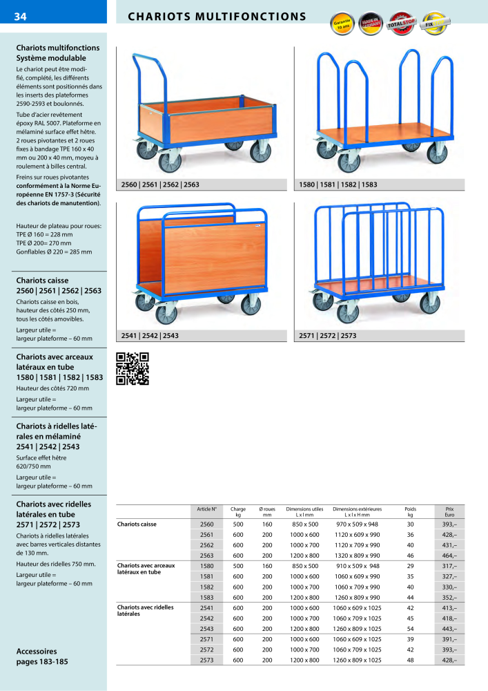 fetra Catalogue Equipements de manutention NR.: 566 - Pagina 34