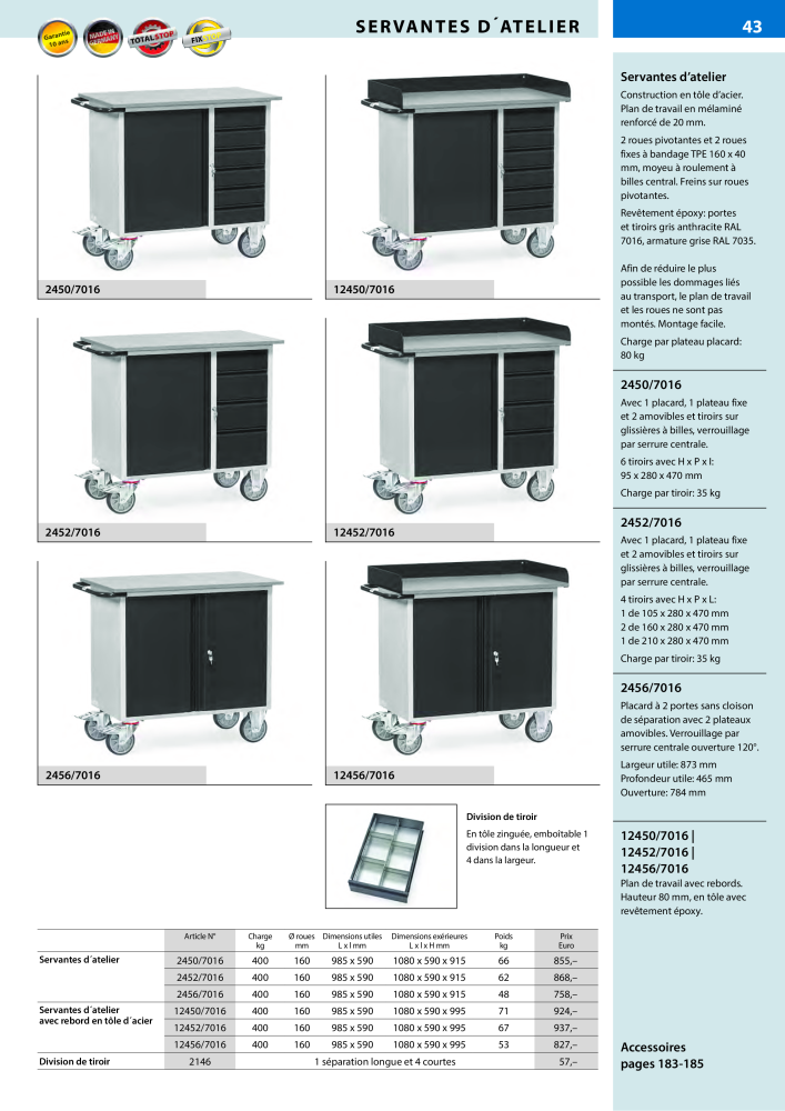 fetra Catalogue Equipements de manutention NO.: 566 - Page 43