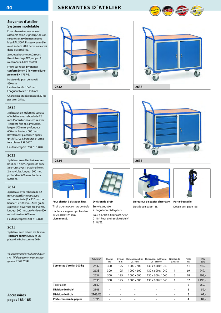 fetra Catalogue Equipements de manutention Nb. : 566 - Page 44