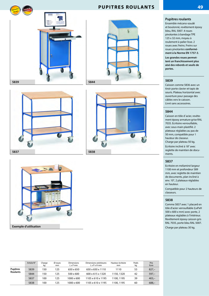 fetra Catalogue Equipements de manutention NR.: 566 - Pagina 49