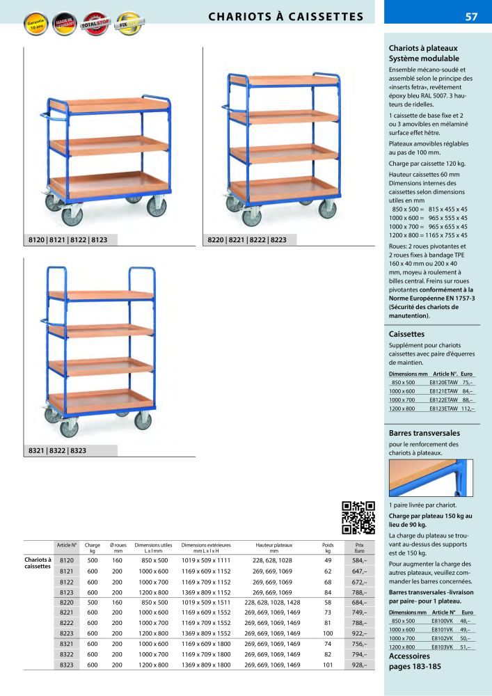 fetra Catalogue Equipements de manutention NR.: 566 - Pagina 57