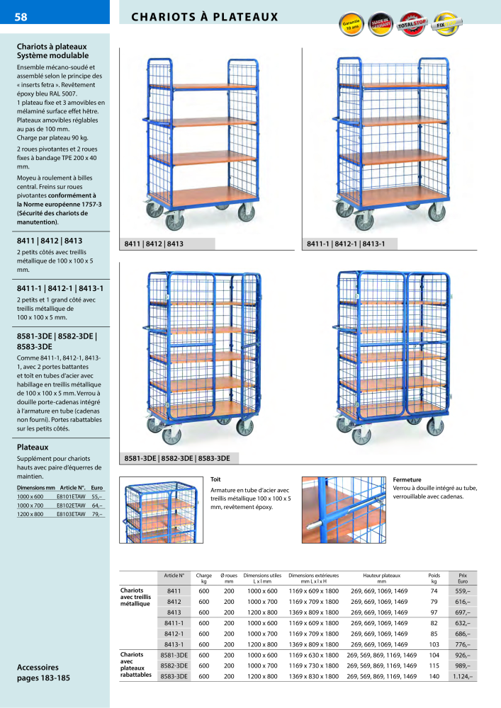 fetra Catalogue Equipements de manutention NR.: 566 - Pagina 58