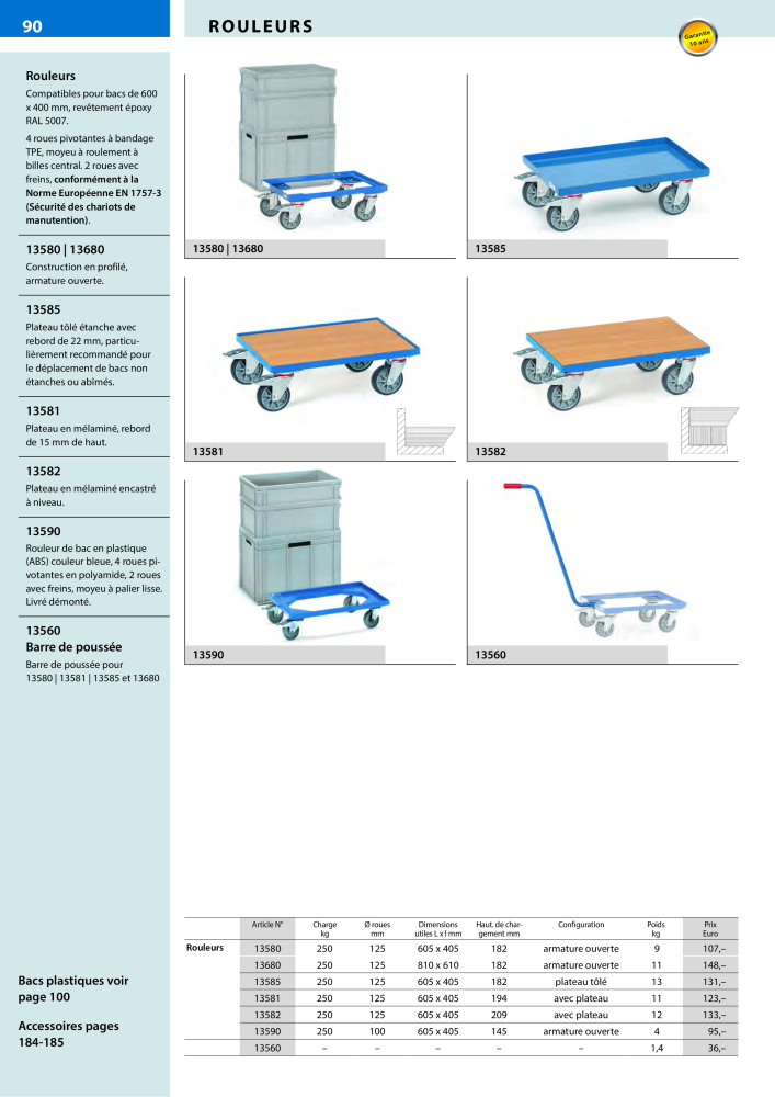 fetra Catalogue Equipements de manutention Nb. : 566 - Page 90