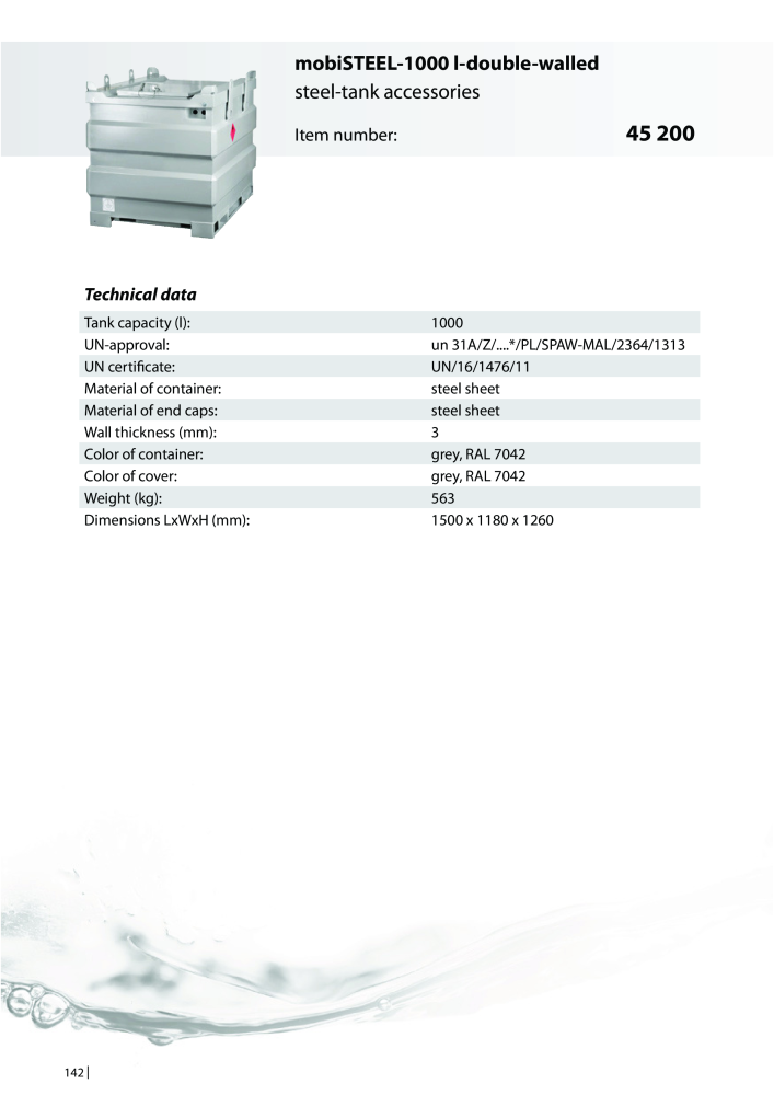 PRESSOL Catalogue Tanks NO.: 603 - Page 140