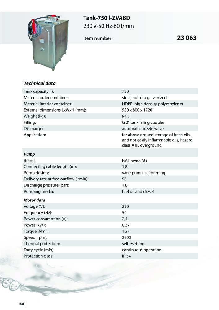 PRESSOL Catalogue Tanks NO.: 603 - Page 184