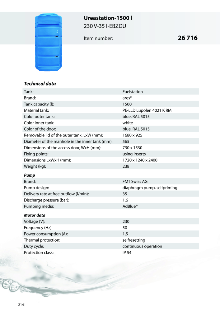 PRESSOL Catalogue Tanks Nb. : 603 - Page 212