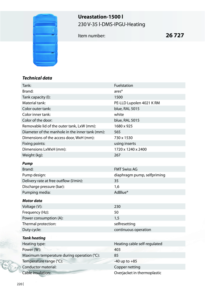 PRESSOL Catalogue Tanks NO.: 603 - Page 218