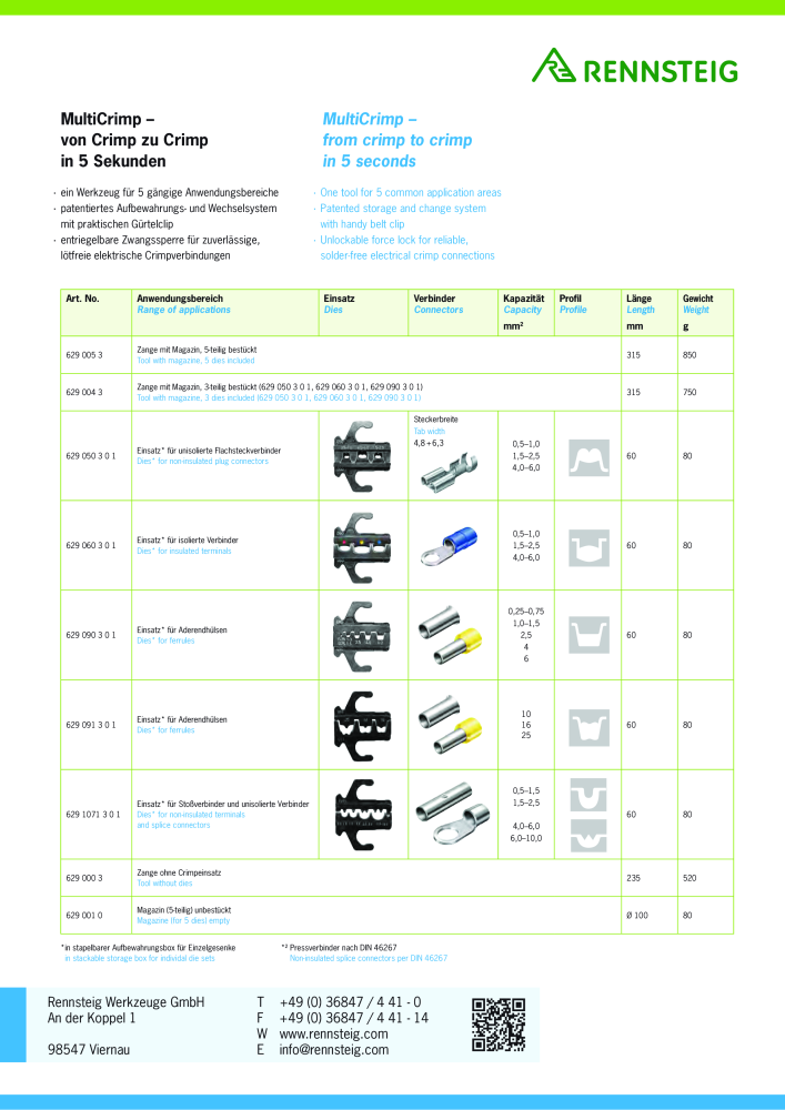 RENNSTEIG MultiCrimp NR.: 61 - Strona 2